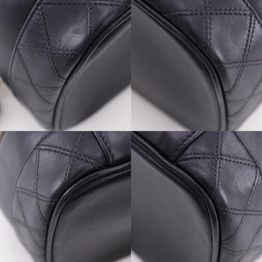 CHANEL Vanity Vanity A01618 Bicolole vintage black Calfskin Women Used