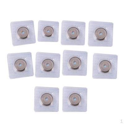 10 juegos de botones invisibles de PVC, broches magnéticos, bolsos, ropa, bricolaje, 15mm