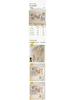World Map Wall Sticker with Travel Photo and Footprint Markers - Guest Decorative Board