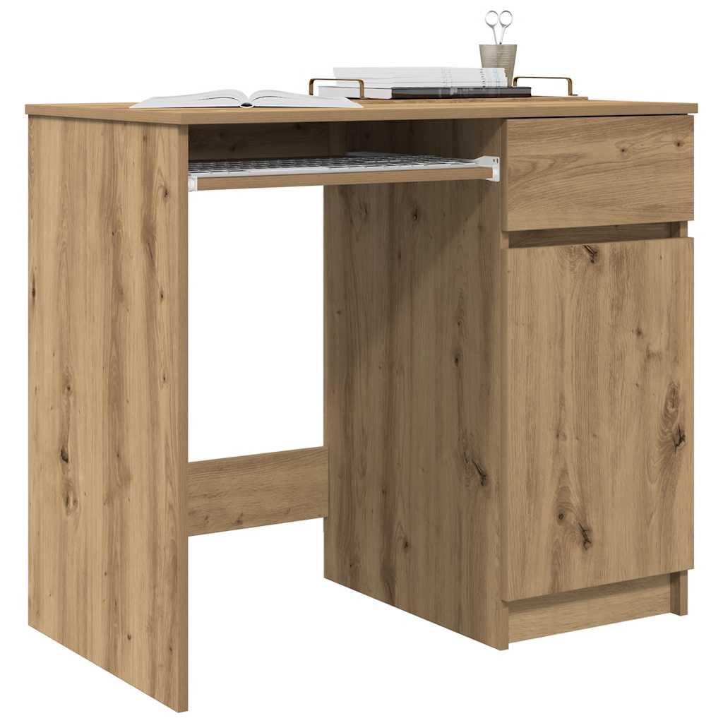 Artisan Oak Desk 86 x 49 x 76 cm Particleboard
