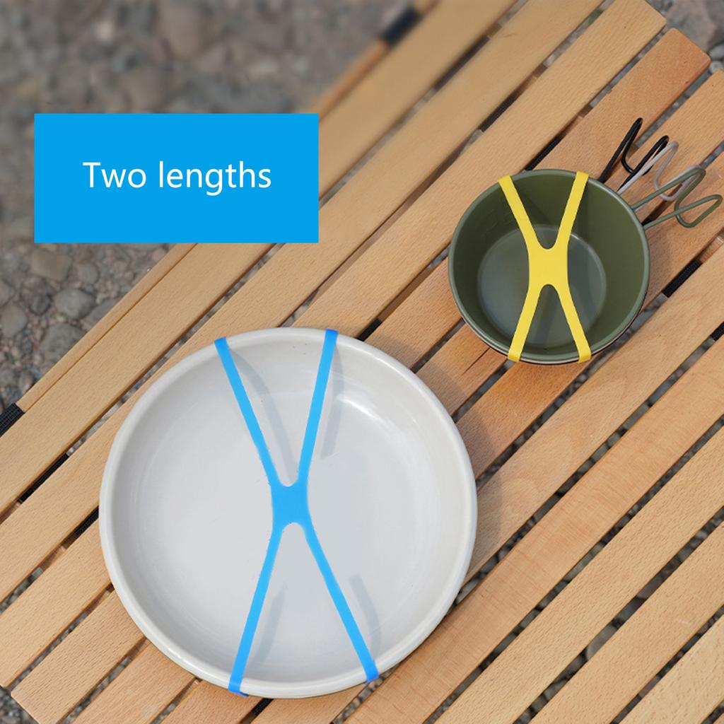 5Pcs Elastic Rubber Wrapping Bands for Wrapping Bag Wraps H Band Silicone Rubber Bands Assorted Color Rubber Bands