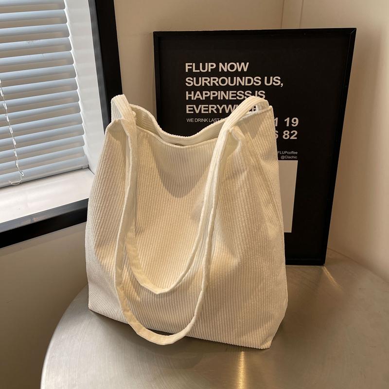 Genți de umăr cu clapă din velur de capacitate mare pentru genți casual pentru femei