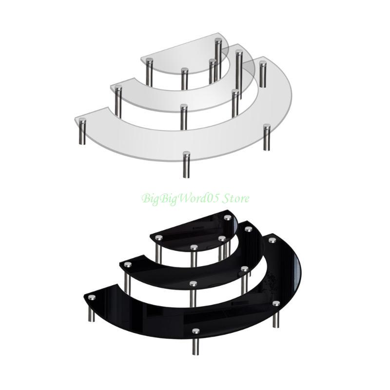 24TE 3pcs/set Acrylic Cake Display Rack Multipurpose Show Stand Bracket Supplies
