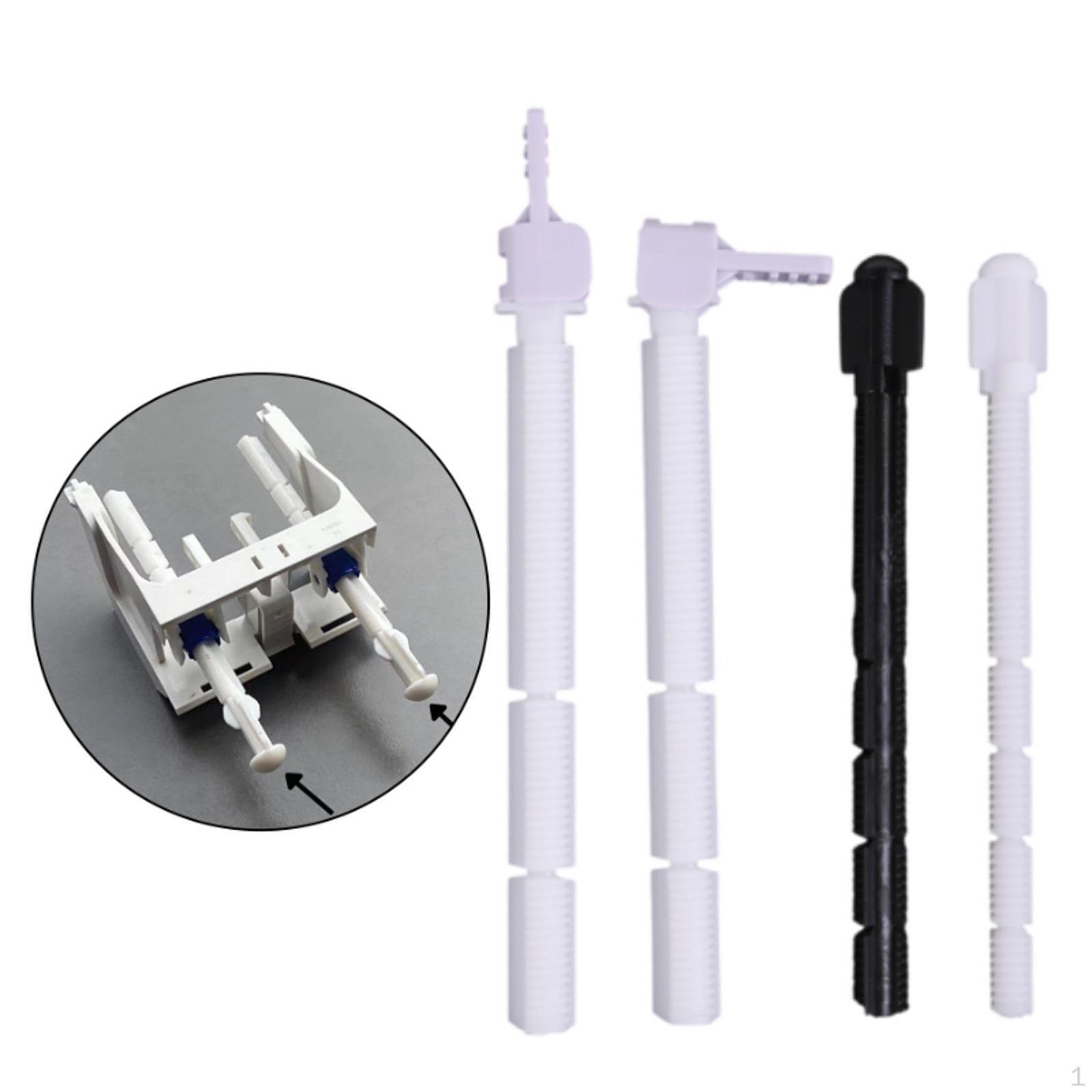 

4 шт. Набор для смыва бачка унитаза Аксессуары для ванной комнаты Легко установить Смыв 15.7cm and 13.1cm