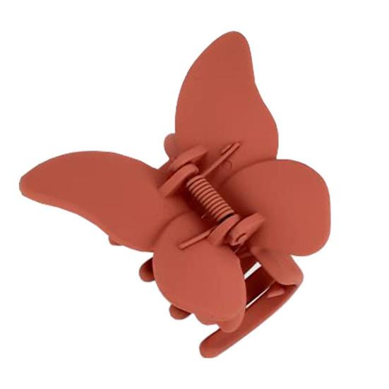 Haarklammer Schmetterlinge Bemalt Frauen Mattiert Anti-Fall Schick Haarspangen Kopfschmuck