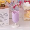 1pc Tulip Pen Holder, Flower Cup, Girl's Tube, Makeup Brush Storage Bucket