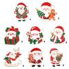 Cheerful Santa Face Brooch Alloy Christmas Pin For Clothing Decoration Secured Backing Design Sturdy Holiday Themed Accessory