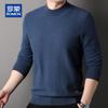 ROMON Men's 100% Cashmere Thick Warm Mock Neck Sweater