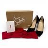 Excellent Christian Louboutin pumps SO KATE 120 black Suede leather Women 35 Used