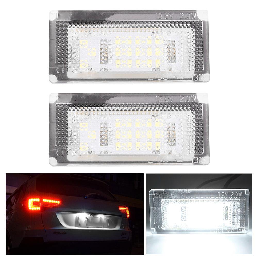 1 Paar 12V 18 SMD LEDs Kennzeichenleuchte Lampe Passend für Mini Cooper S R53 2001 2006