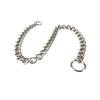 Stainless Steel P-Link Twisted Double Ring Dog Collar Chain