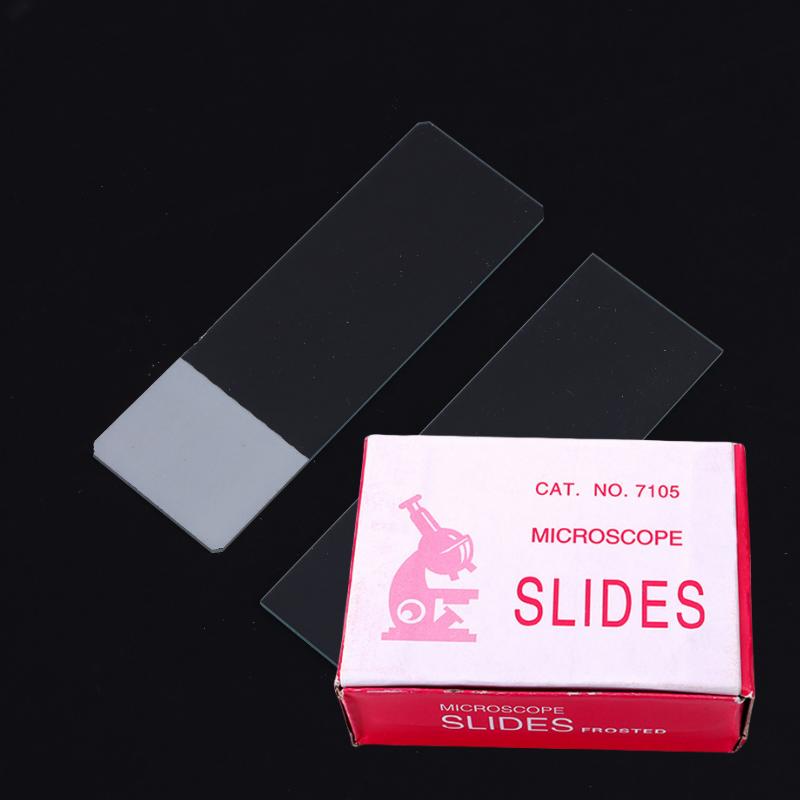 50Pcs Diy Accessories Microscope Slides Blank Biology Glass Slide For Basic Biological Science 25.4X76.2Mm