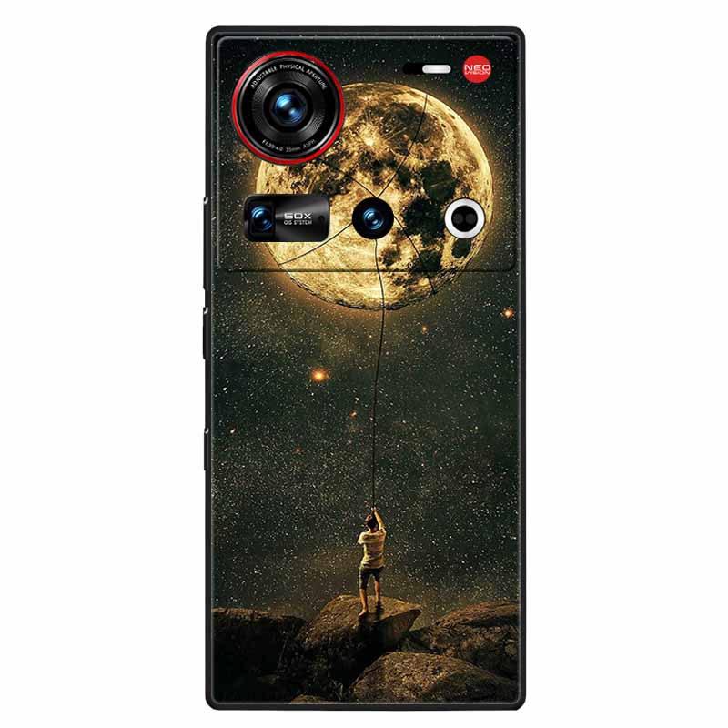 For ZTE Nubia Z70 Ultra 5G Case 6.85'' Black Silicone TPU Soft Phone Cover for Nubia Z70 Ultra Protective Back Shells Z 70 Ultra