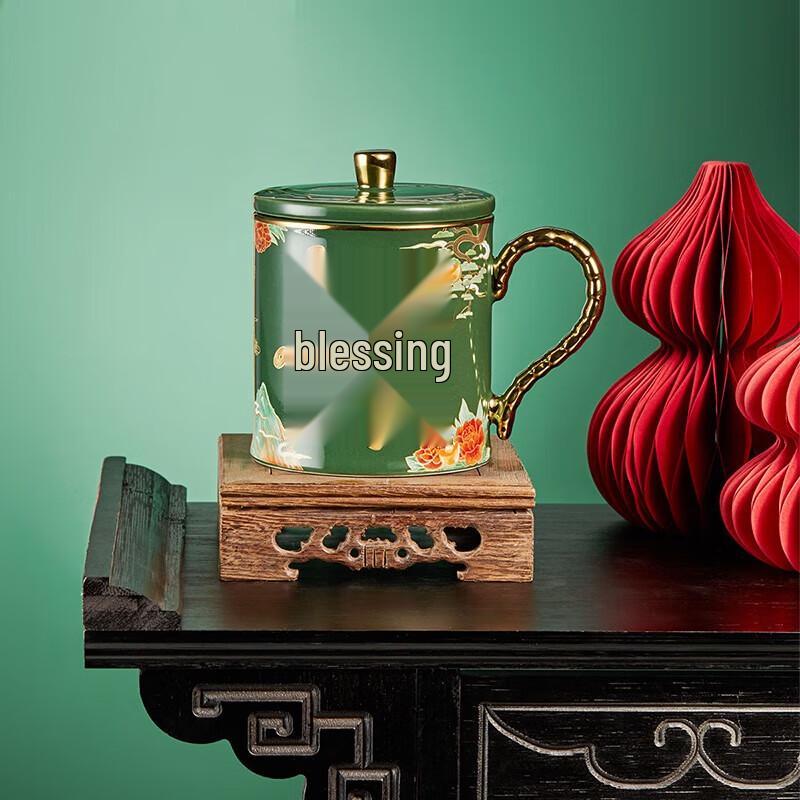 JINGREPUBLIC Auspicious Ceramic Mugs