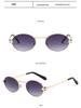 Retro 2025 Small Frame Metal Sunglasses - Unisex, Street Style, High-End UV Protection.
