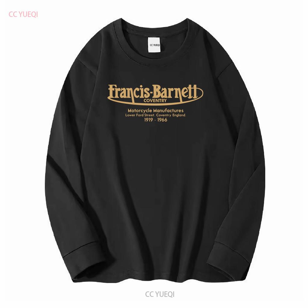 Francis Barnett T Shirt Classic Motorcycle Biker Cafe Racer Chopper Vintage Bike Vintage Washed Slightly Comfortable Soft Homme