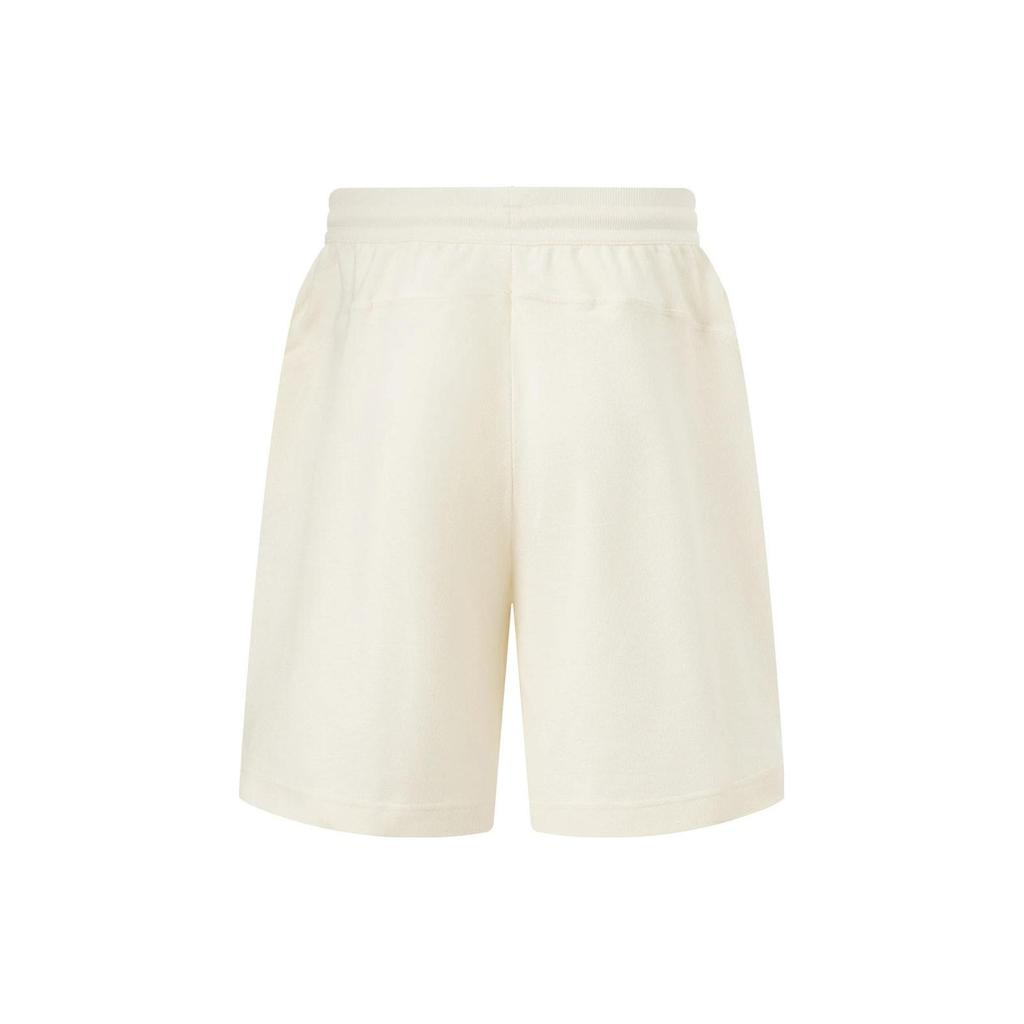 Li Ning X Jackie Chan Collaboration Kung Fu Series Solid Color Casual Straight Leg Sports Shorts Men Shorts Paper-White AKST027-4