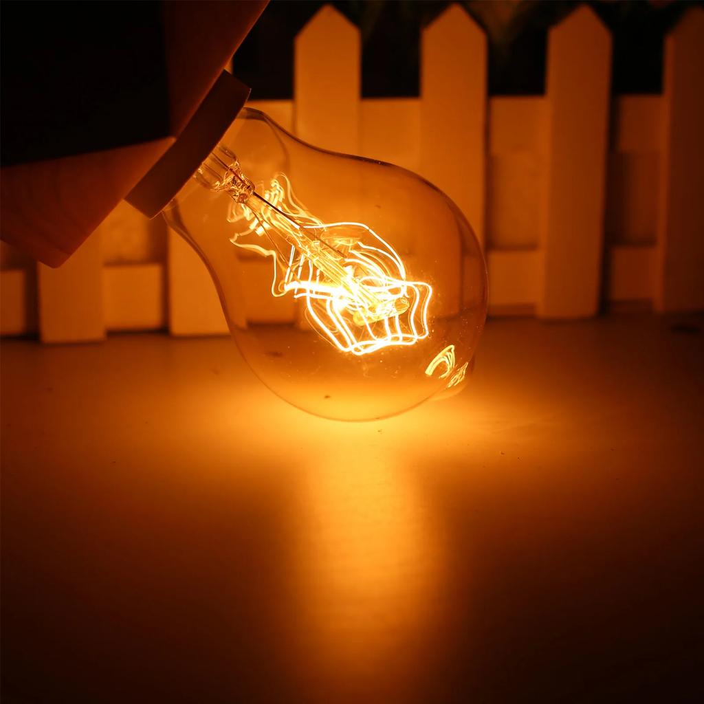 New Retro Edison Bulb Lamps E27 40W 220V 110V Bedroom Industrial Loft Vintage Light Bulb For Home Decor ST64 Lamp Screw Base
