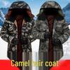 Herren Winter Camouflage Dicke Baumwolljacke mit Samtfutter - Kältelager Arbeitsmantel