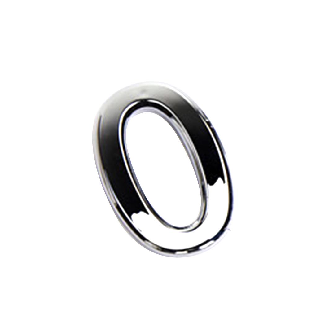 New Arrived Numeral Door Plaque House Sign Plating Gate 0 to 9 Plastic