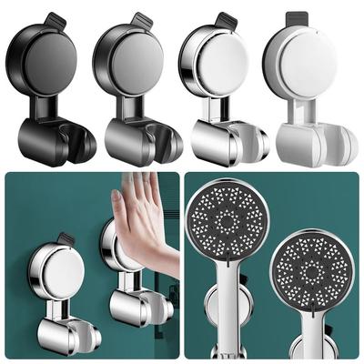 Suction Cup Type Showerhead Bracket Wall Mounted Handheld Sprayer Support  Bathroom Accessories