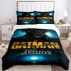 Custom Textile Batman Bedding 3 Piece Set HD Print Duvet Cover Pillowcases for Teens Adult Bedroom Decoration