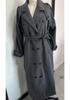 European & American Women's Double-Breasted Lapel Wool Coat - Casual, Loose, Fashionable.