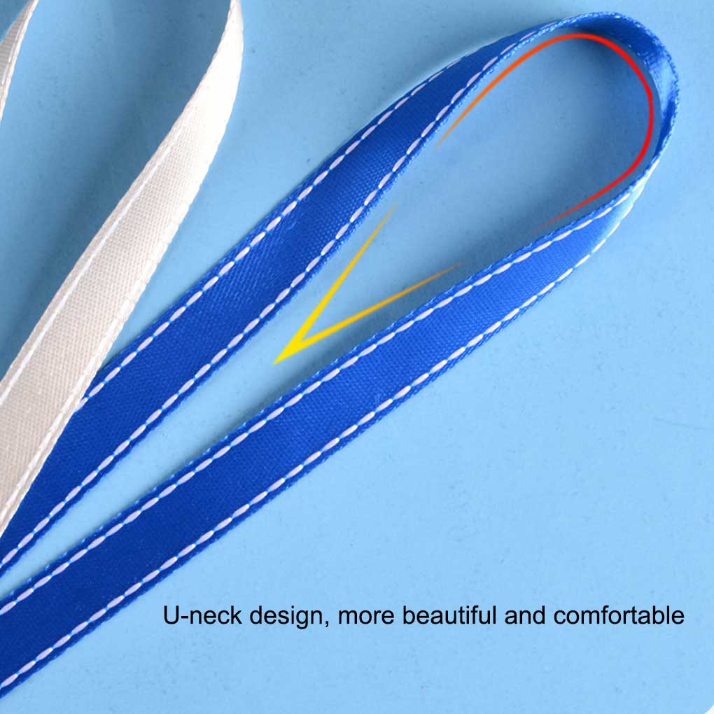 Nylon Tags Lanyard U Shape Neck Strap Camera Ribbon Metal Buckle Good Stitching Necklace Lariat Hang Rope School