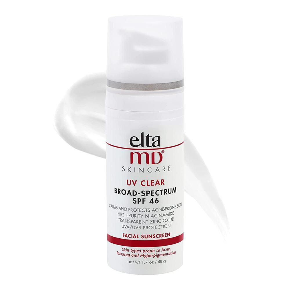 EltaMD Солнцезащитный крем для лица UV Clear SPF 46 Кожа. Покраснение. Избыток кожного сала. Тонирующий крем для кожи 48 г