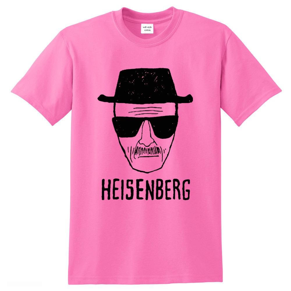 Cool Men Tshirt Breaking Bad Clothes Top Quality 100 Cotton Loose Heisenberg Printed T Shirt Casual Mens Tshirt