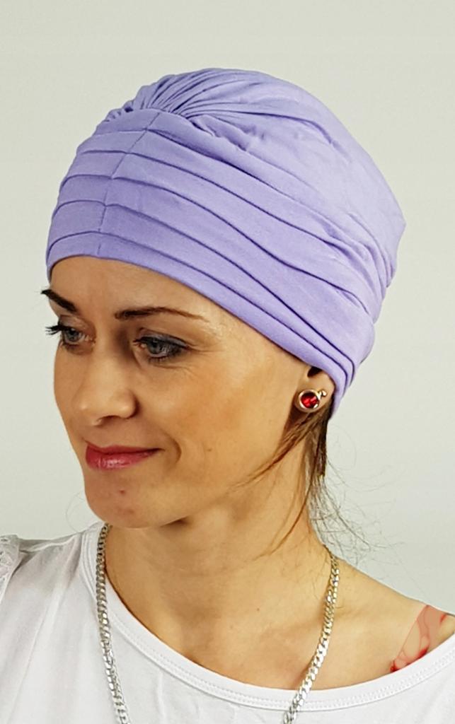 Women' Turban Nadia 179 Pleated Viscose Cap Even After Chemotherapy