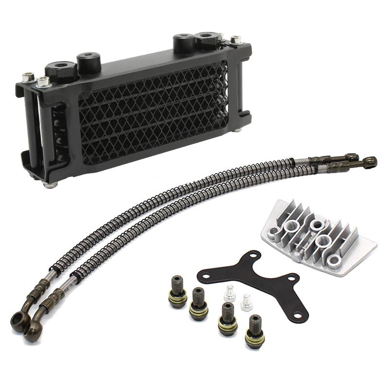 Motorcycle Radiator Oil Cooler Set Oil Cooling For 50 70 90 110 125 140cc  Monkey Bike DAX Pocket Bike ATV Motocross Dirt Bike