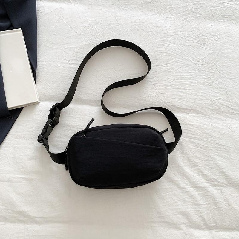 Mori Bag Women's Minimalist Style Girl Heart Messenger Bag 2025 Autumn New Casual Solid Color Women's Bag Lightweight Cloth Bag