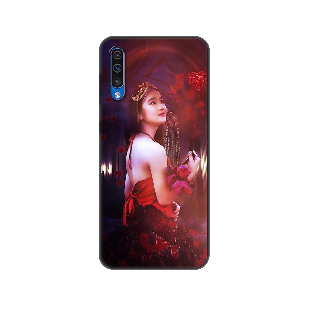 Schwarze TPU-Hülle für Samsung Galaxy A50 50S A30S A10 A01 A11 A21S A31 A41 A51 A71 M21 M30S S10 LITE Orakel der Nacht dunkles Licht