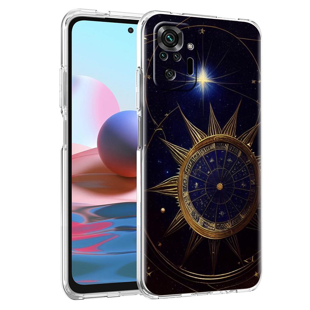 

Прозрачный чехол для телефона для Redmi 13C 12C 10C Note 13 12 11 11T K40 Gaming Plus Pro 4G 5G Мягкий ТПУ чехол Свежая Луна Звезда Note 12 Pro 4G