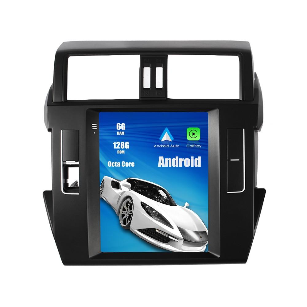 Android Radio CarPlay Hlavní jednotka Autorádio Auto Stereo Pro Toyota Prado 2014 2015 2016