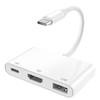 4K HD Type-C to HDMI Adapter Cable for Mobile Phone Screen Mirroring - Compatible with 15/16/17 Devices