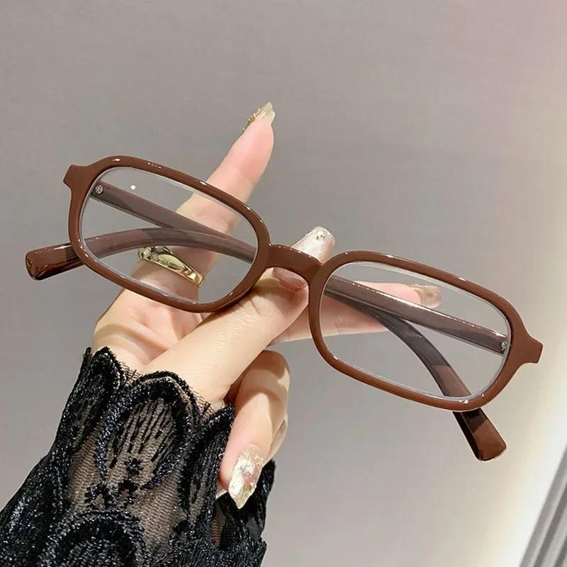 Luxury Women Printed Presbyopia Glasses Fashion Oval Small Frame Reading Glasses Ultra Light Anti-Blue Light Farsightedness