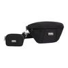 Kenzo Micro Logo Zipper Nylon Waist Bag Women waist bag Black FE62SA707F01