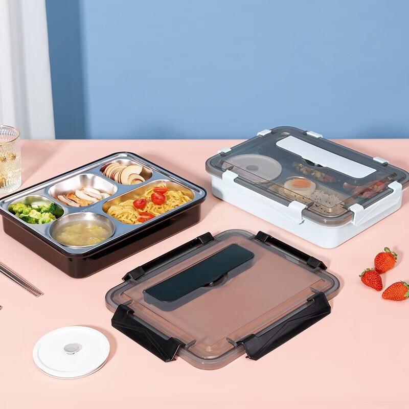 Debo Dias Portable 5-Compartment Stainless Steel Lunch Box