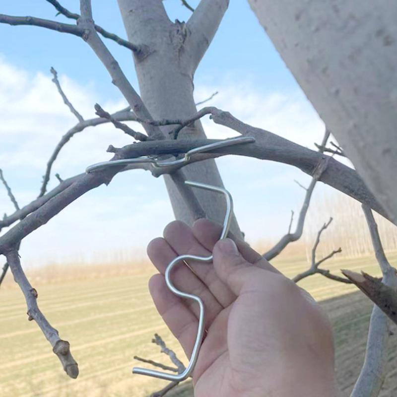 10/30Pcs Fruit Tree Branch Shape Fixator M-Type Branch Trainer Angle Benders Reusable Fruit Tree Support Holder Vine Trainers