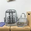 Li Shen Transparent PVC Student Backpack