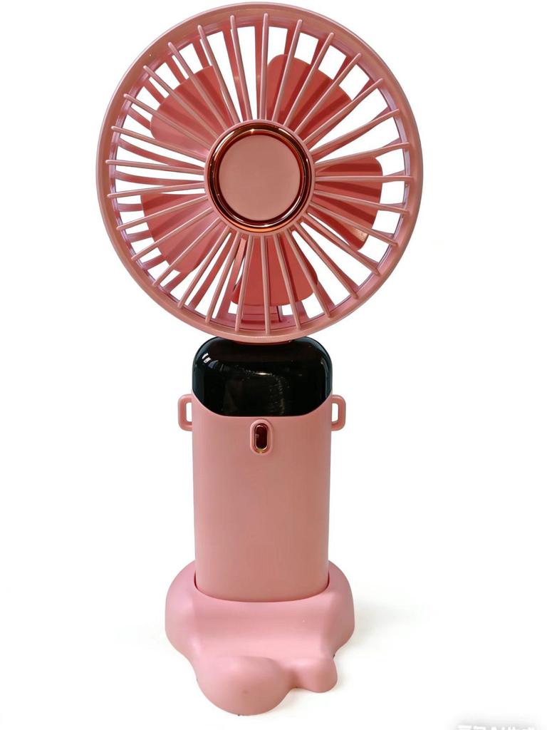 N15 Portable Rechargeable Mini Fan: Handheld, Foldable, Neck-Hanging, USB, Desktop Display.