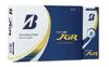 Bridgestone Tour B JGR 2023 White Golf 2 Dozen Set with LPlus Original Sheets Balls, (24 Balls)