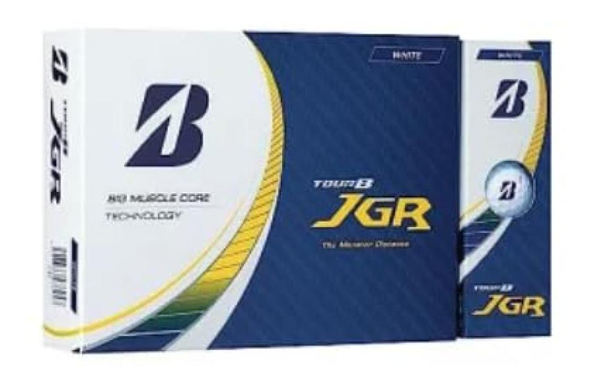 Bridgestone Tour B JGR 2023 White Golf 2 Dozen Set with LPlus Original Sheets Balls, (24 Balls)