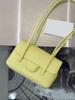 26P Preppy CoCo Genuine Leather Underarm Baguette Handbag