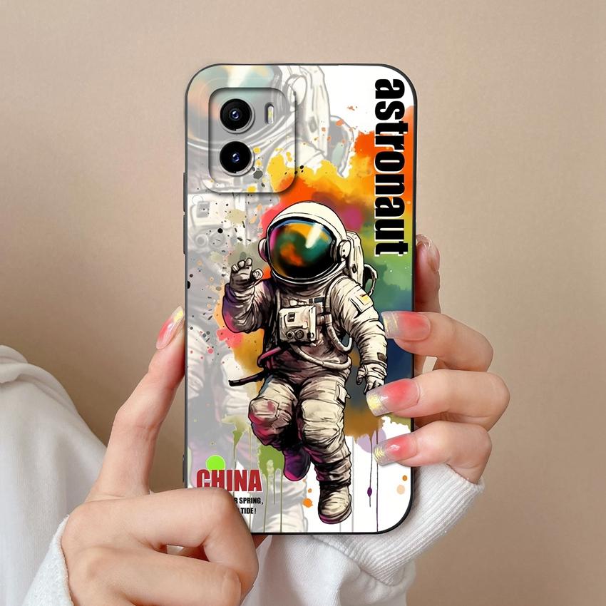 Pro Vivo Y01 Y02 Y02t Y03t Y16 Y17 Y18 Pouzdro na telefon Krásný Malý Květinový Vzor Silikonový Měkký Kryt Ochranná Fólie na Displej Kryt proti Pádu Pro Kryty Vivo