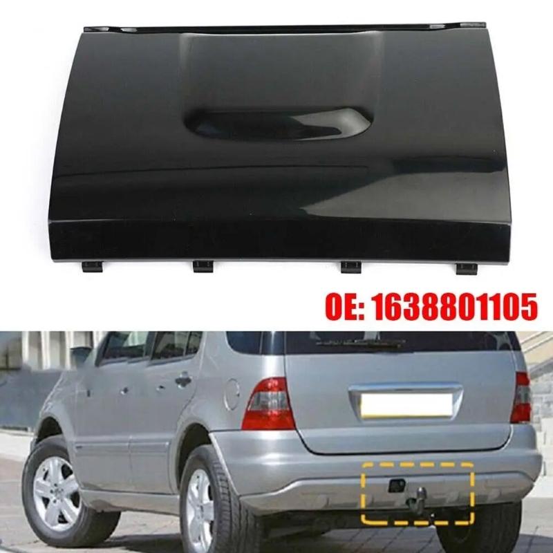 Sturdy Rear Trailer Hitch Cover Tow Hook Caps for W163 ML320 ML350 ML500 ML55AMG A1638801105 Car Modification Accessory