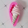 1-Pack Silicone Ice Cream Cone Mold for Baking and Fondant, Uncharged Manual DIY Cake Decorating Tool for Birthday