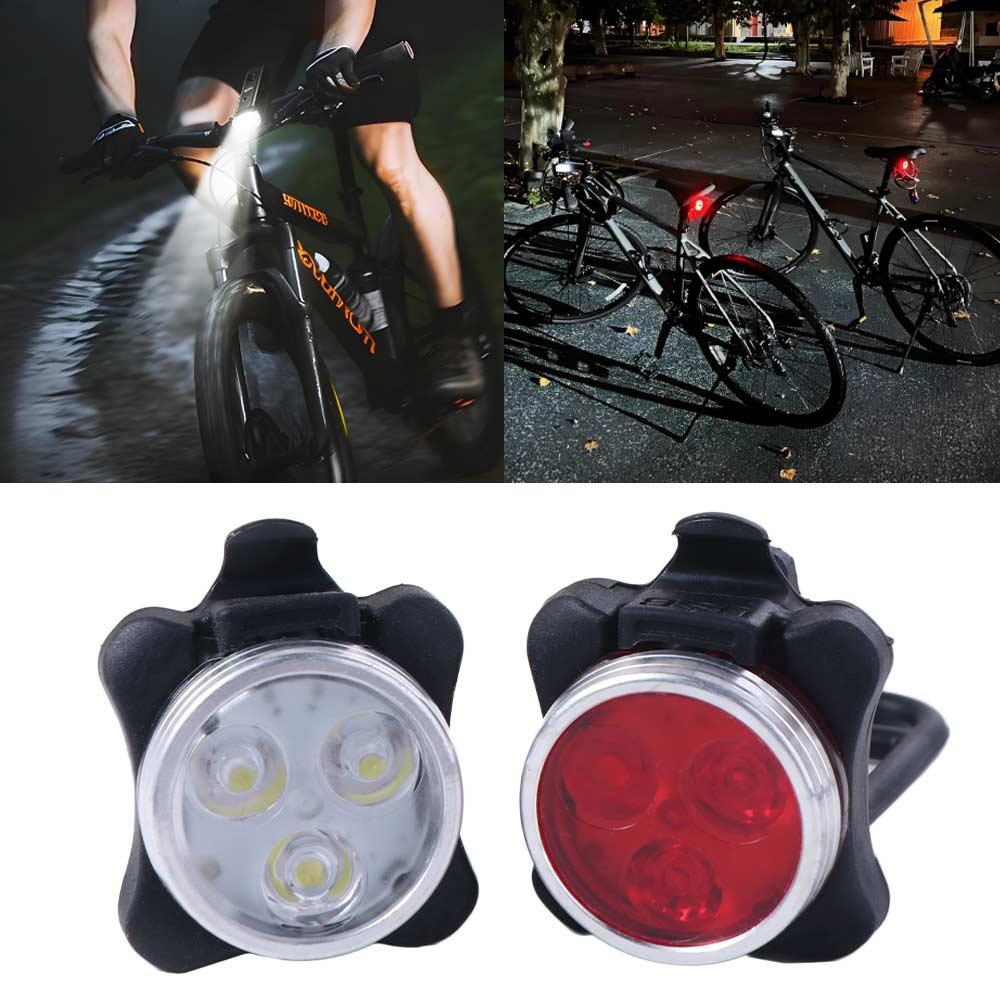 USB Rechargeable Mountain Bike Light Front Headlight Bicycle Lamp  Outdoor Sports